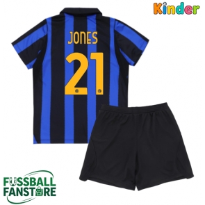 Inter Milan Curtis Jones #21 Replik Heimtrikot Kinder 2026-27 Kurzarm (+ Kurze Hosen)